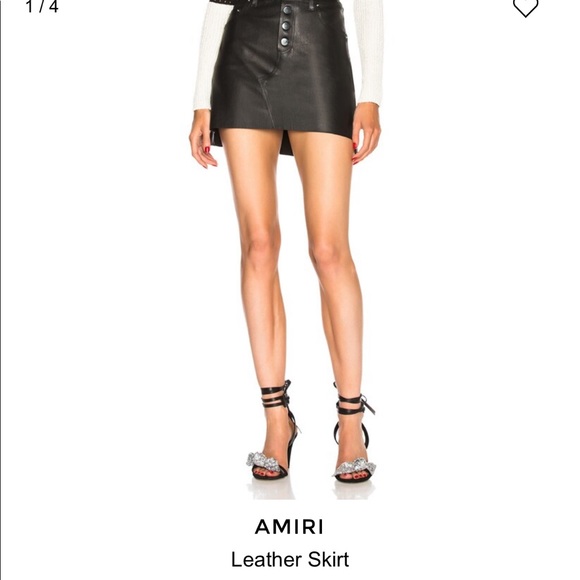 AMIRI leather skirt - Picture 2 of 2